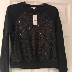 Brand new Splendid sequin sweatshirt